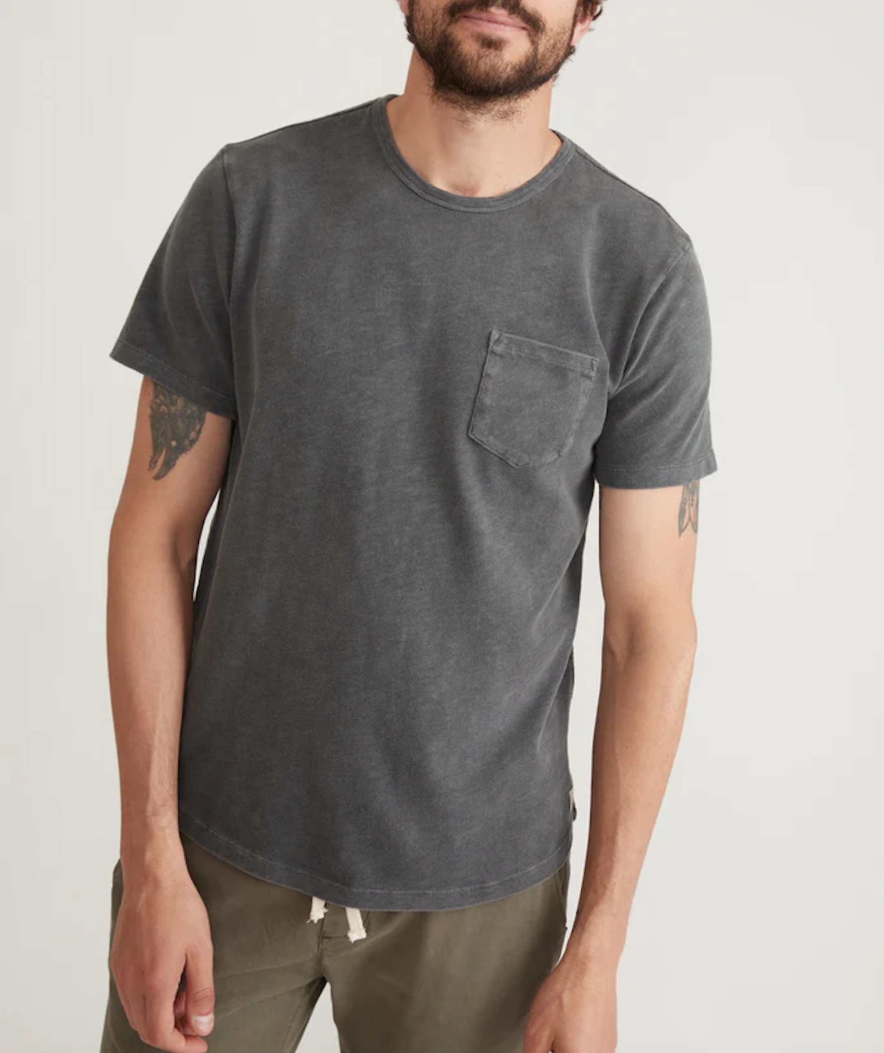 Marine Layer Vintage Slub Pocket Tee - Forged Iron