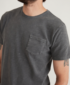 Marine Layer Vintage Slub Pocket Tee - Forged Iron