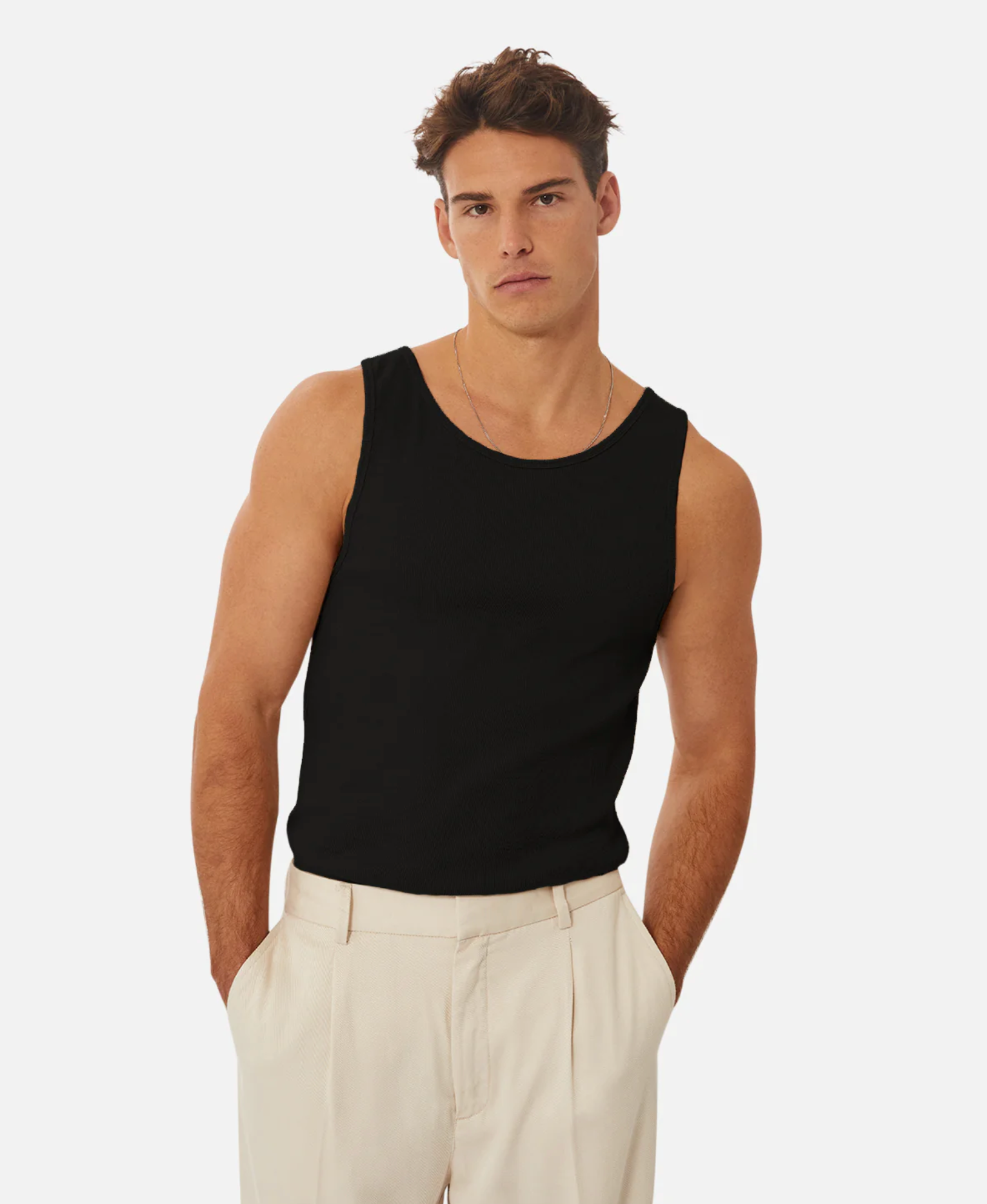 Industrie Brando Ribbed Singlet