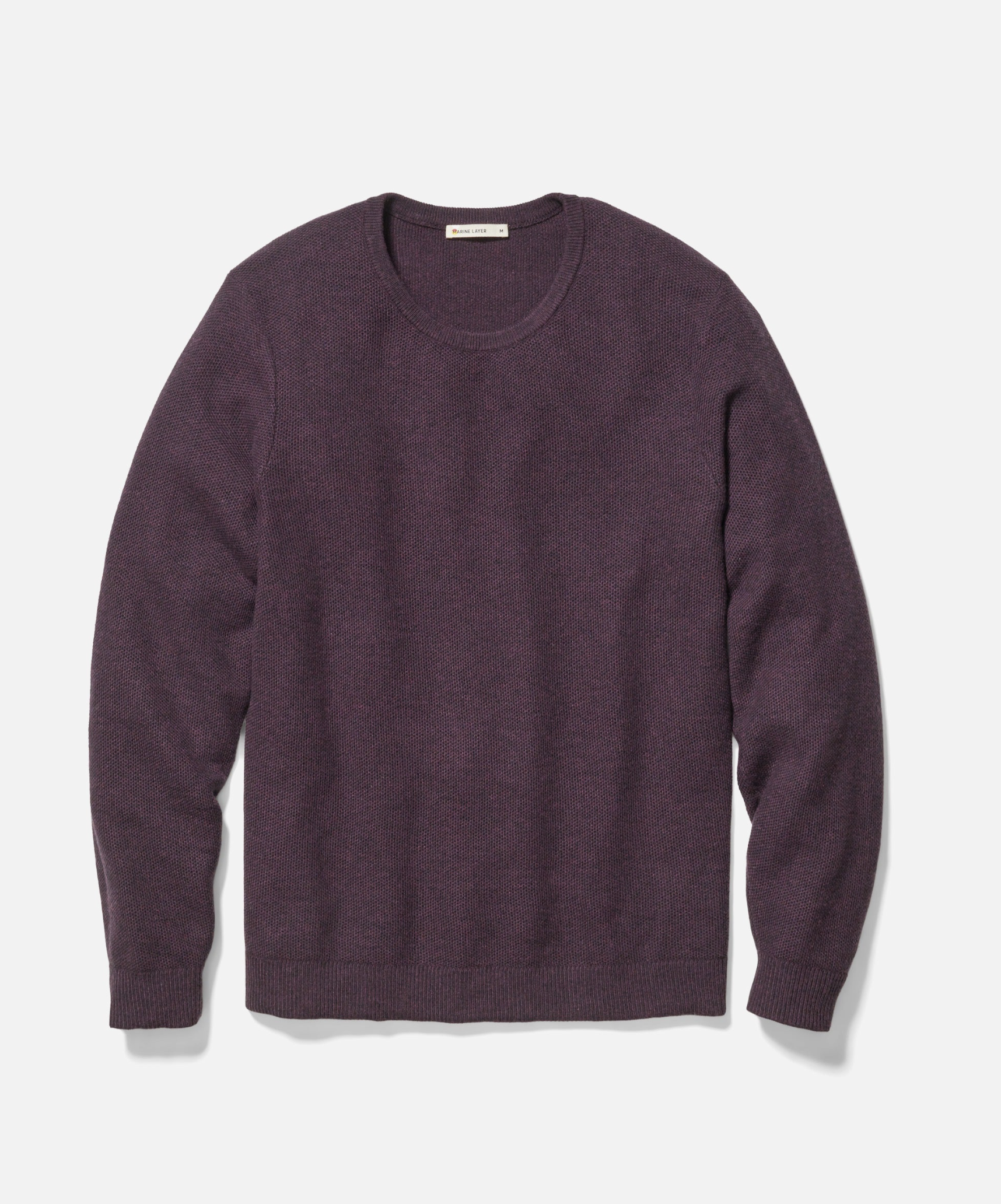 Marine Layer Merino Sweater Tee - Sangria