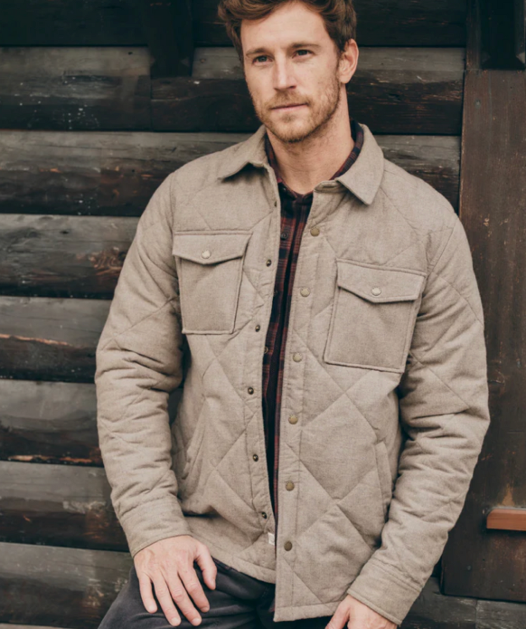 Marine Layer Olin Quilted Overshirt