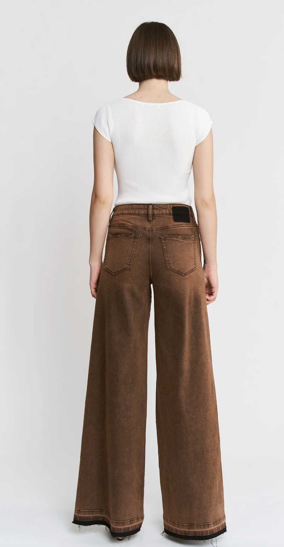 MICA High Rise Wide Leg Vintage Wash