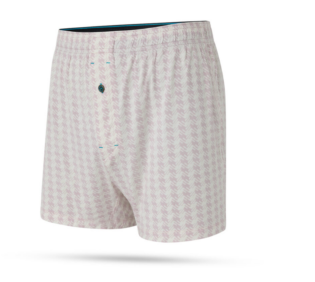 STANCE Butterblend Hounds Tooth Boxer - Lilac