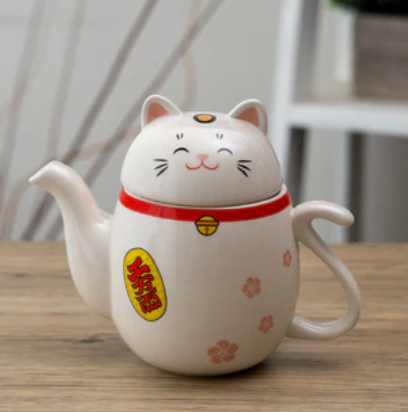 Lucky Cat Tea Pot