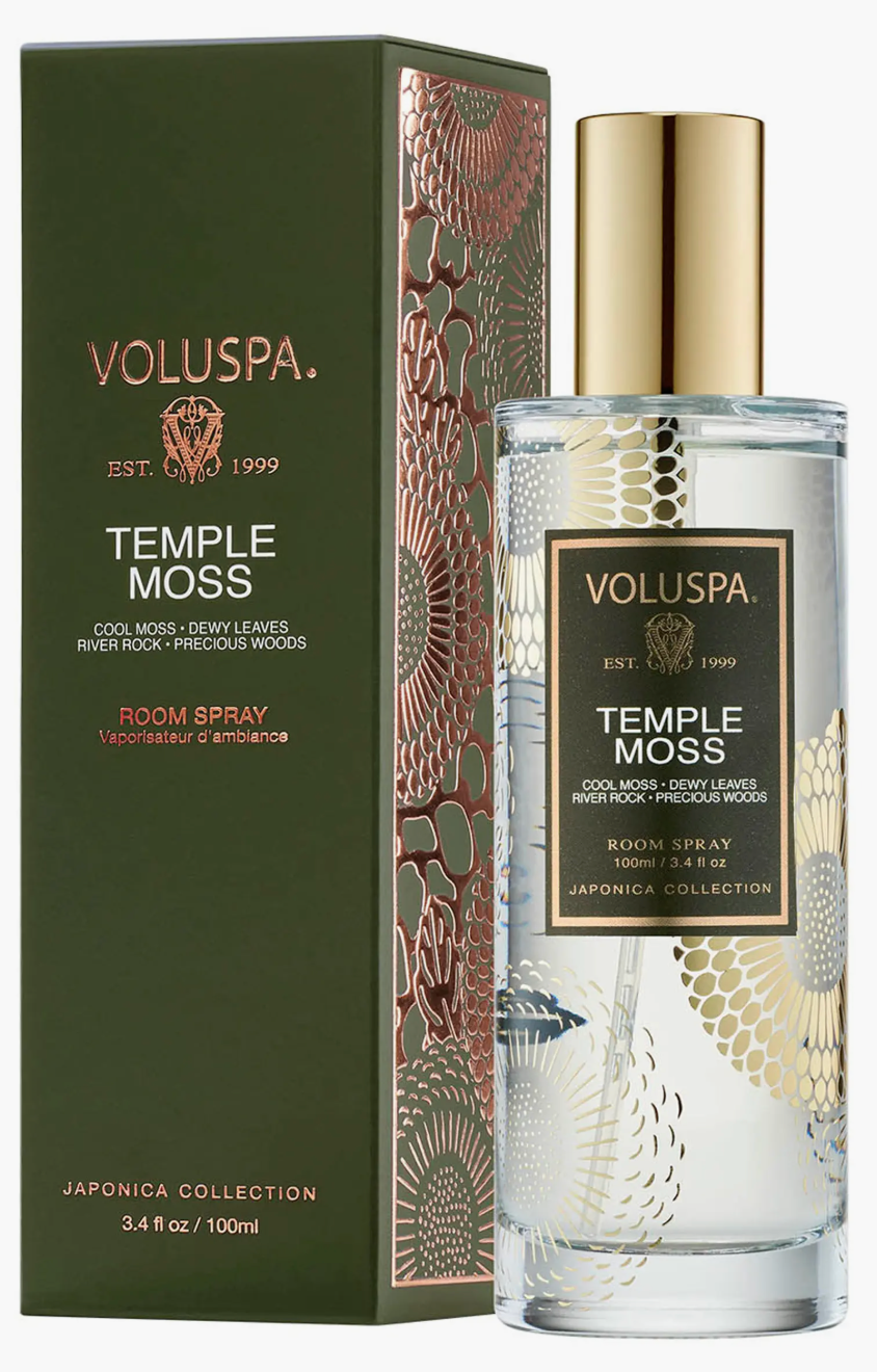 Voluspa Temple Moss Room Spray 3.4 oz