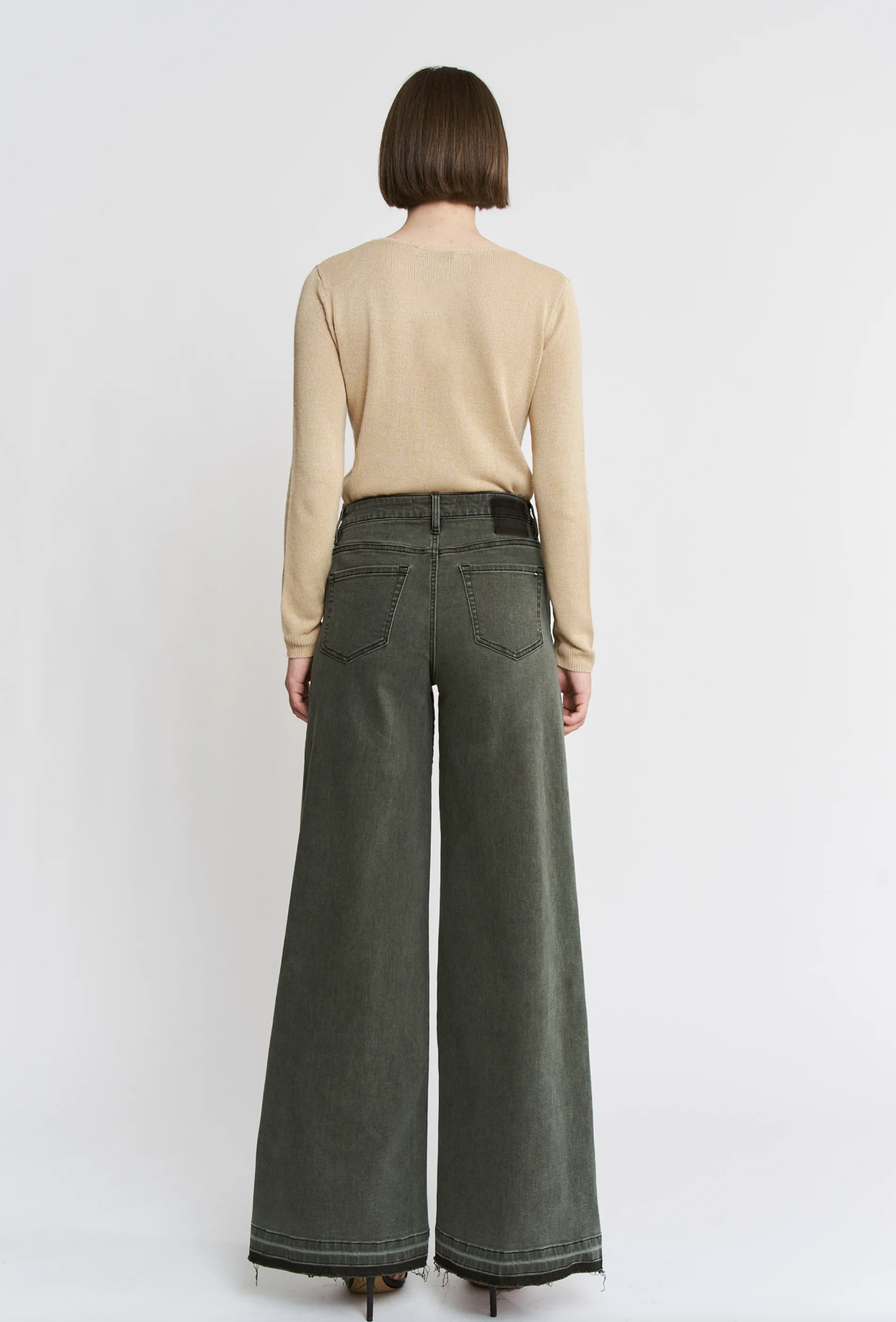 MICA High Rise Wide Leg Vintage Wash