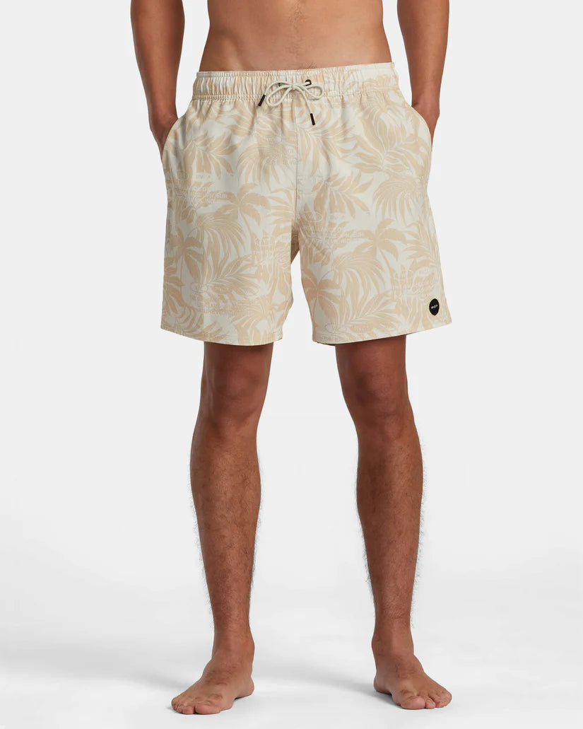 RVCA VA Elastic Waist Boardshort 17" - Natural