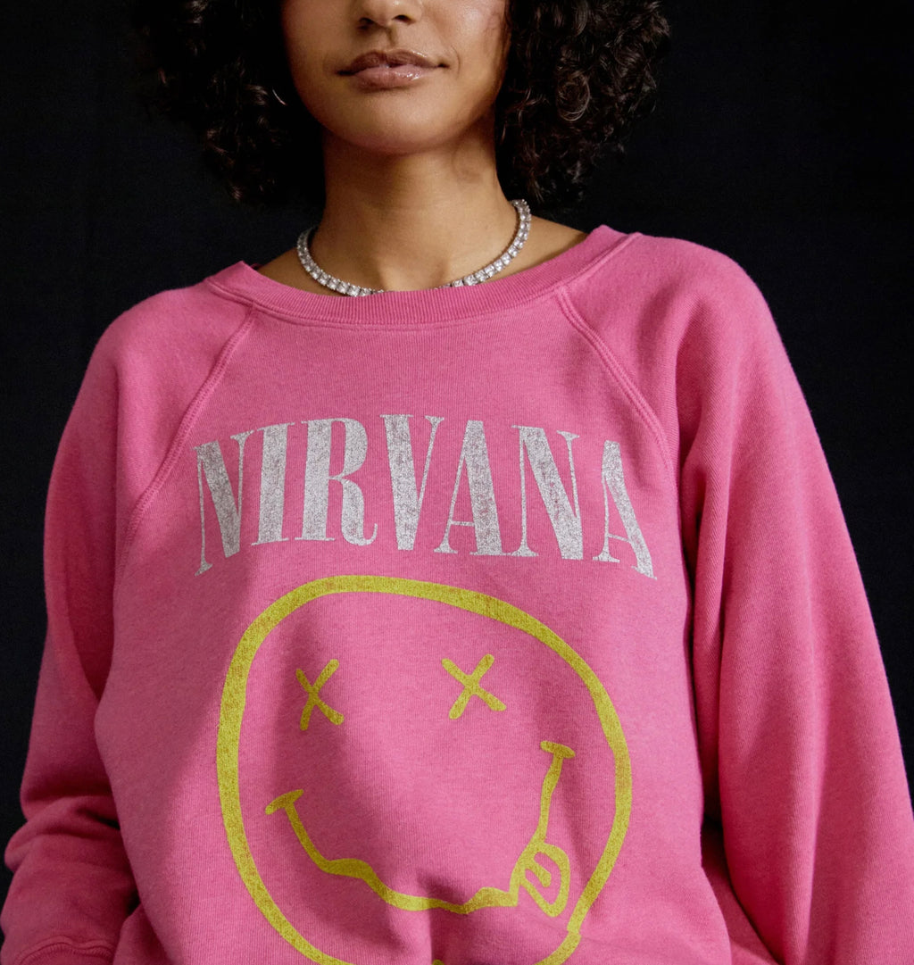 Nirvana Smiley Raglan