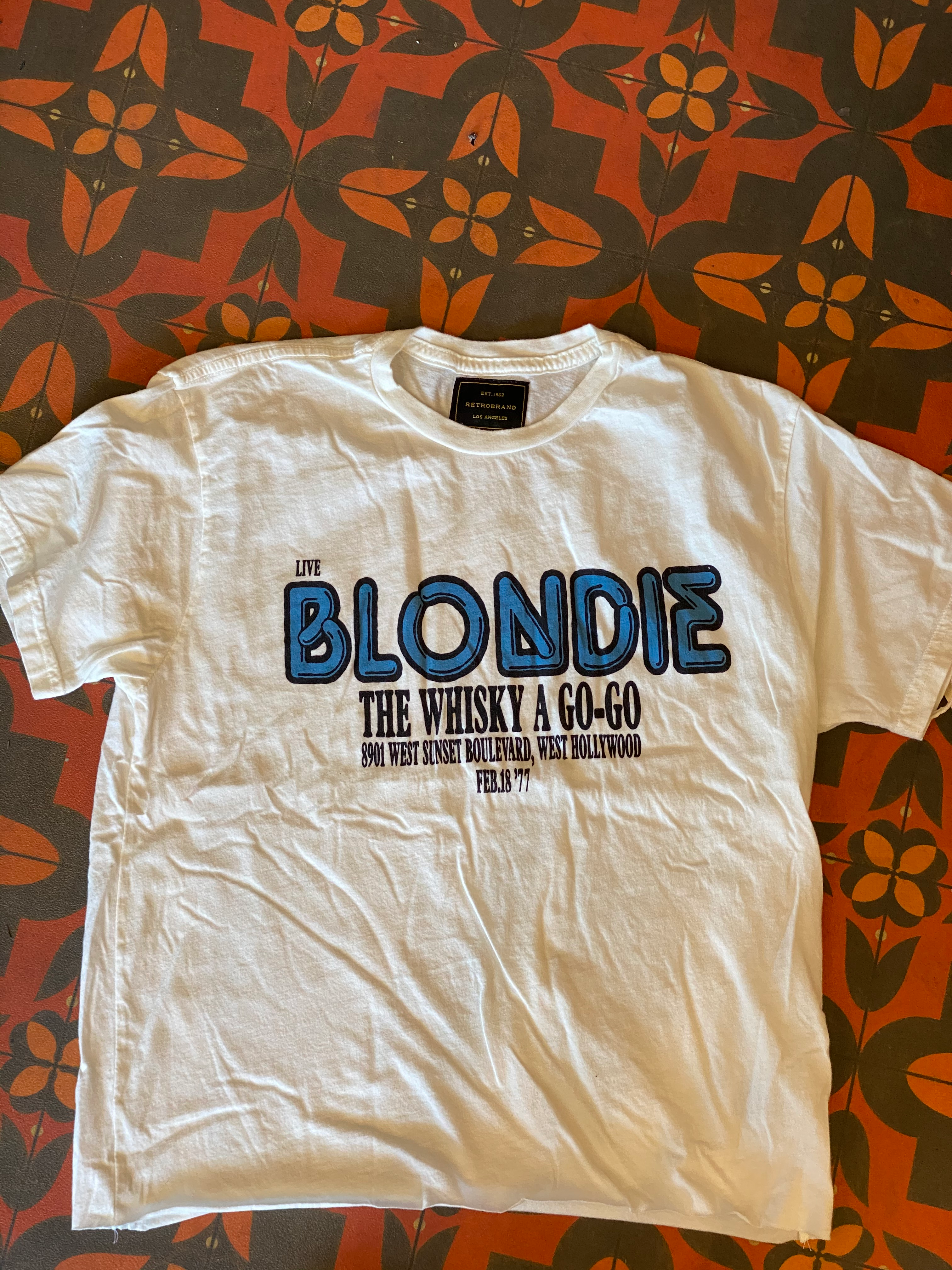 Blondie @ Whisky A Go-Go Cropped Tee