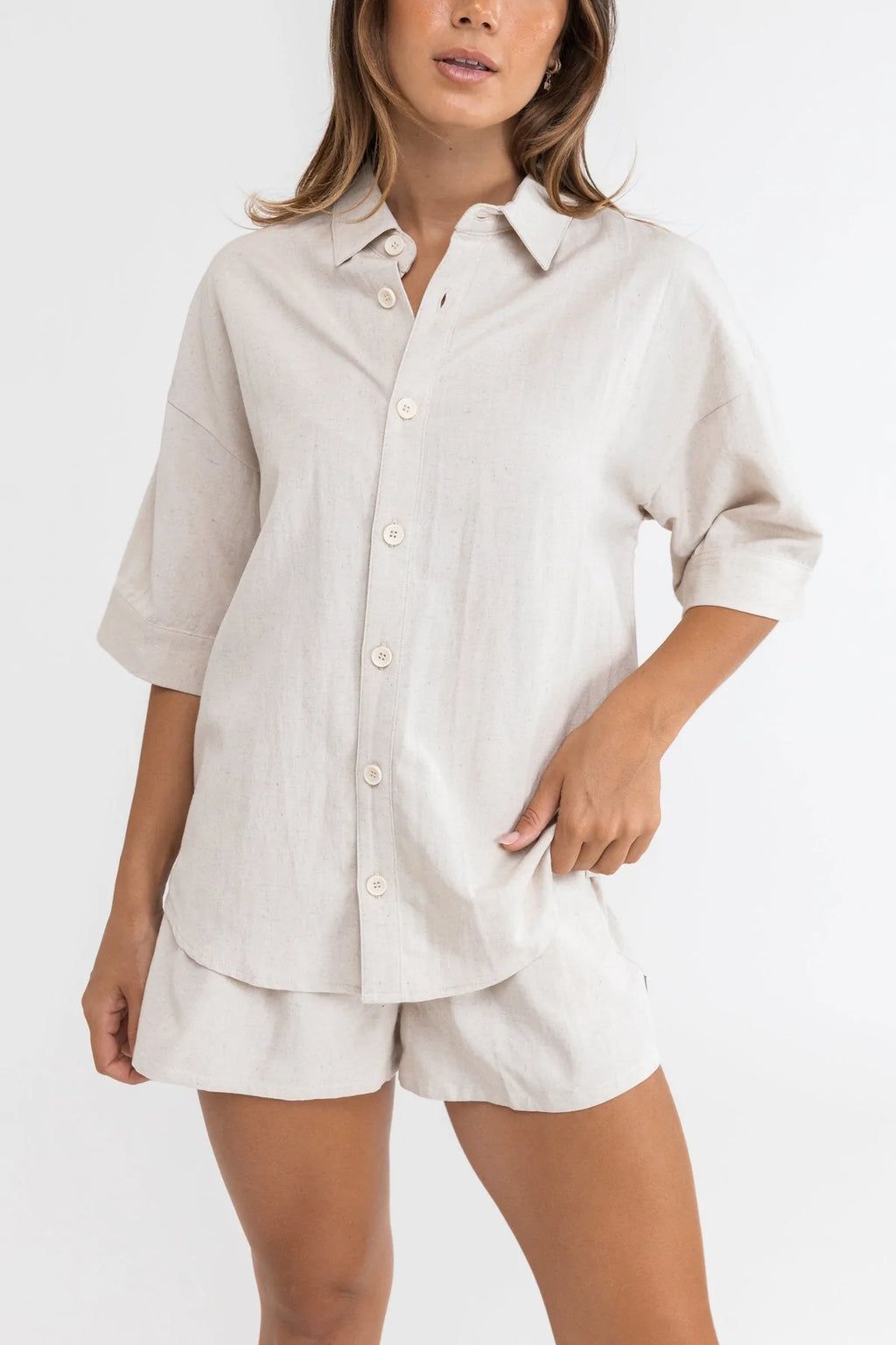 Classic Lounge Shirt Oat