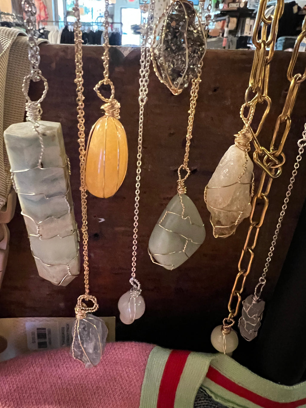 Seva Stone-Crystal necklaces