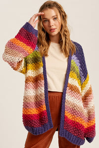 RAINBOW CHUNKY SWEATER