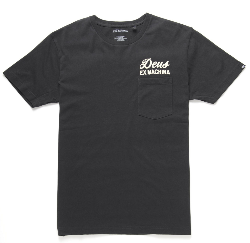 Venice Address Pocket Tee - Black