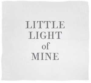 Face To Face Swaddle Blanket - "This Little Light of Mine"