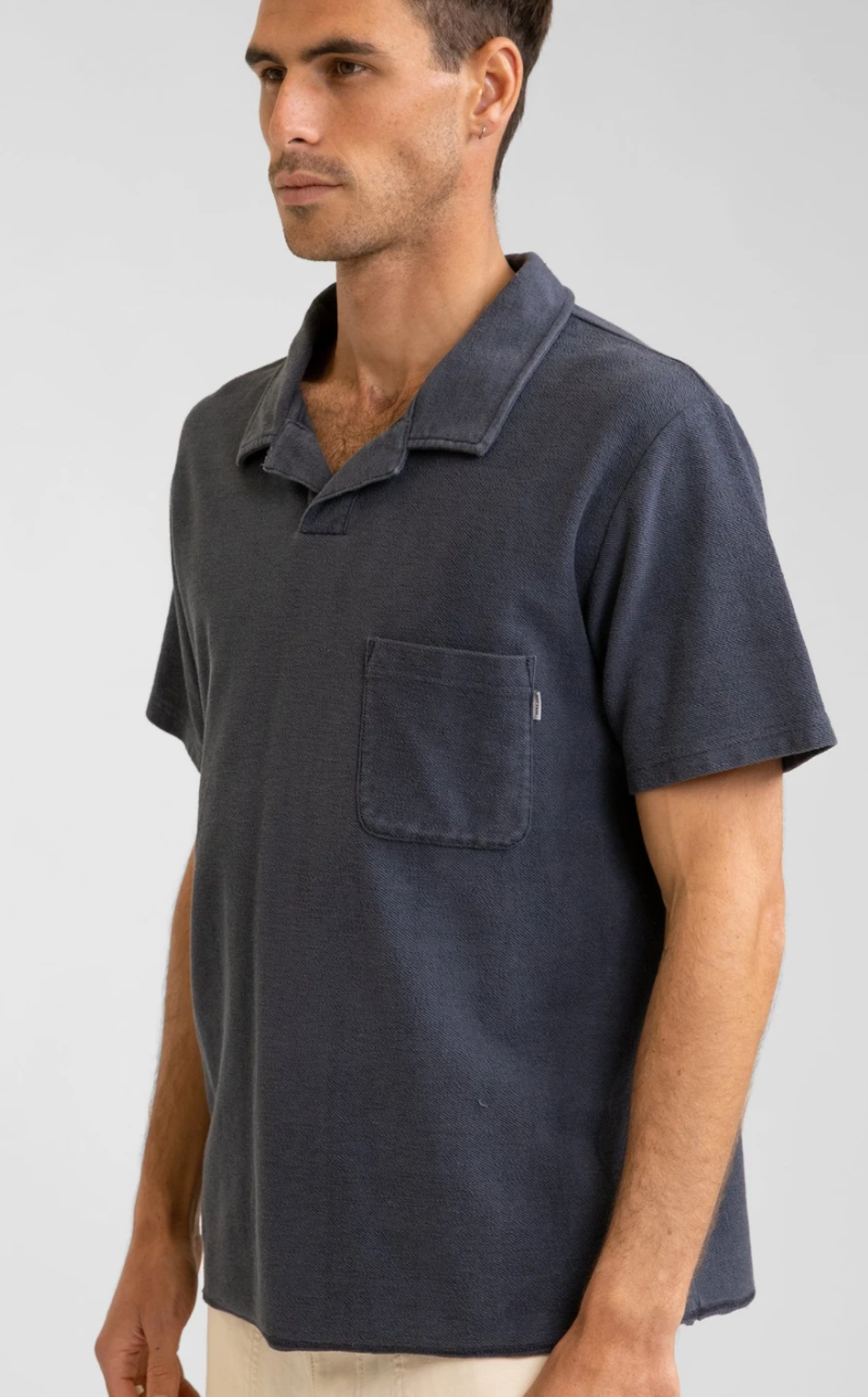 Vintage Terry Polo - Navy