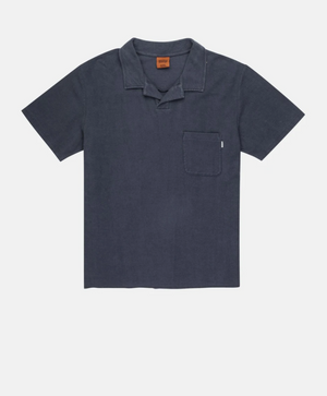 Vintage Terry Polo - Navy