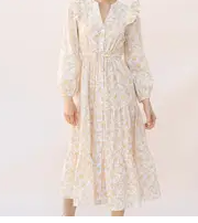 Storia - Cream Floral Dress