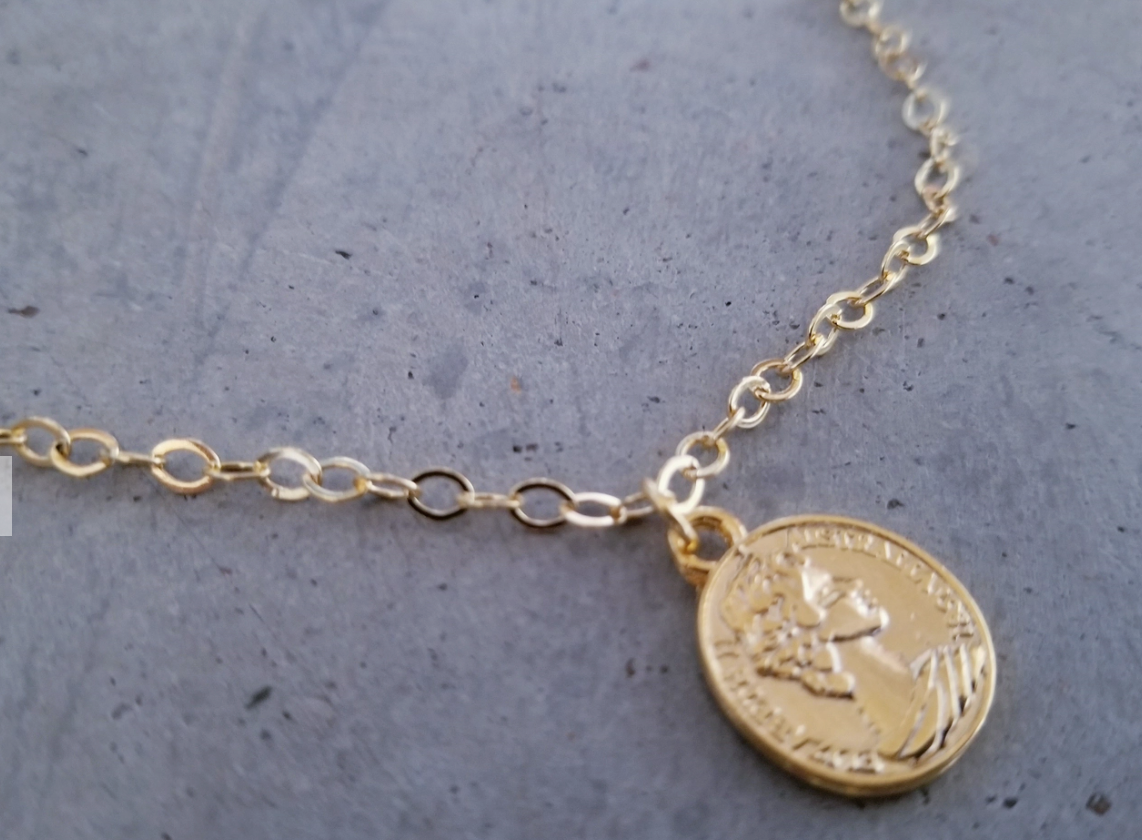 Fit For  a Queen Coin Necklace