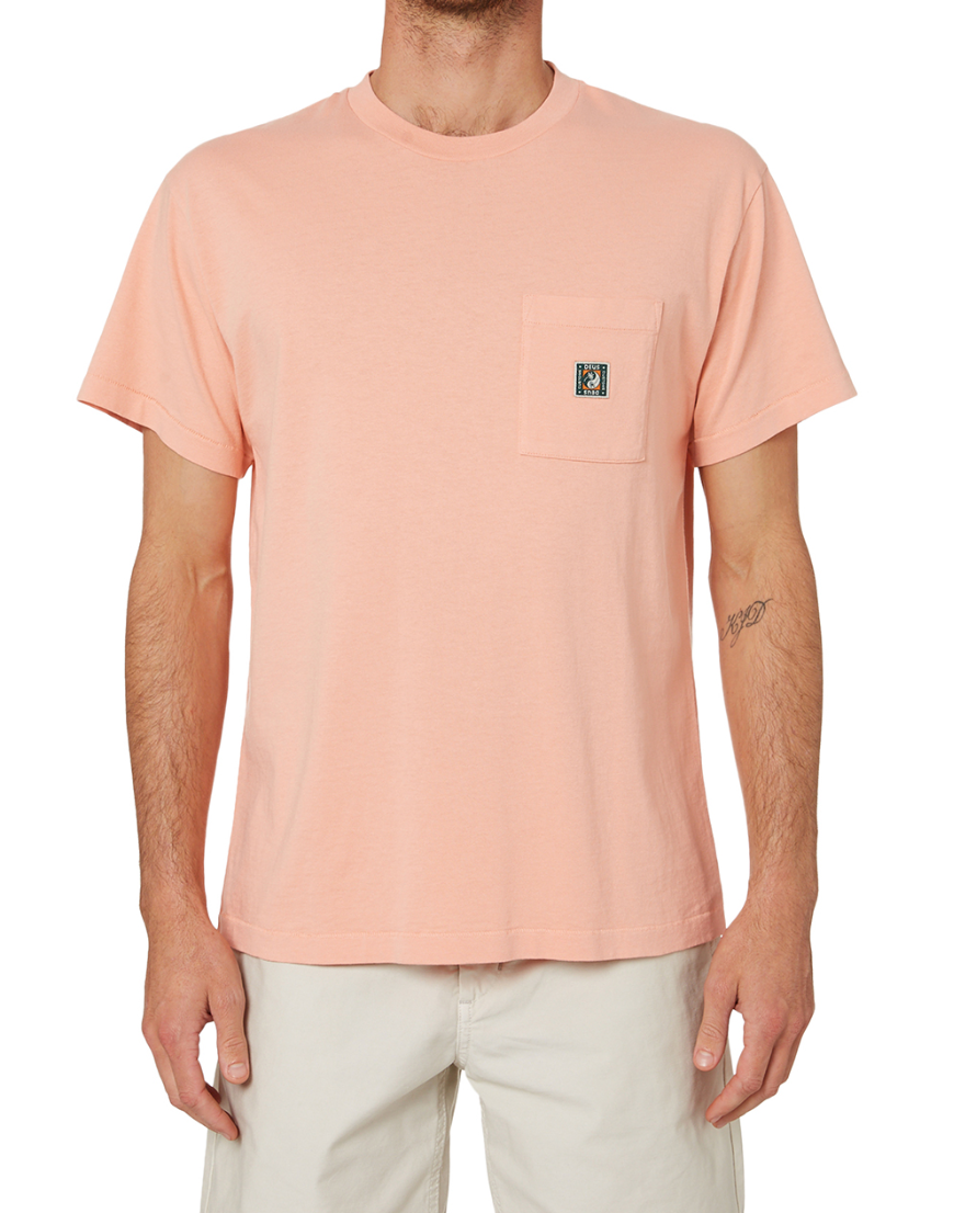 Canyon Pocket Tee - Coral Pink