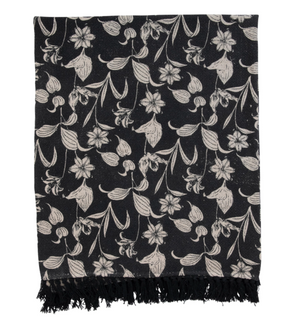 Recycled Cotton Printed Throw