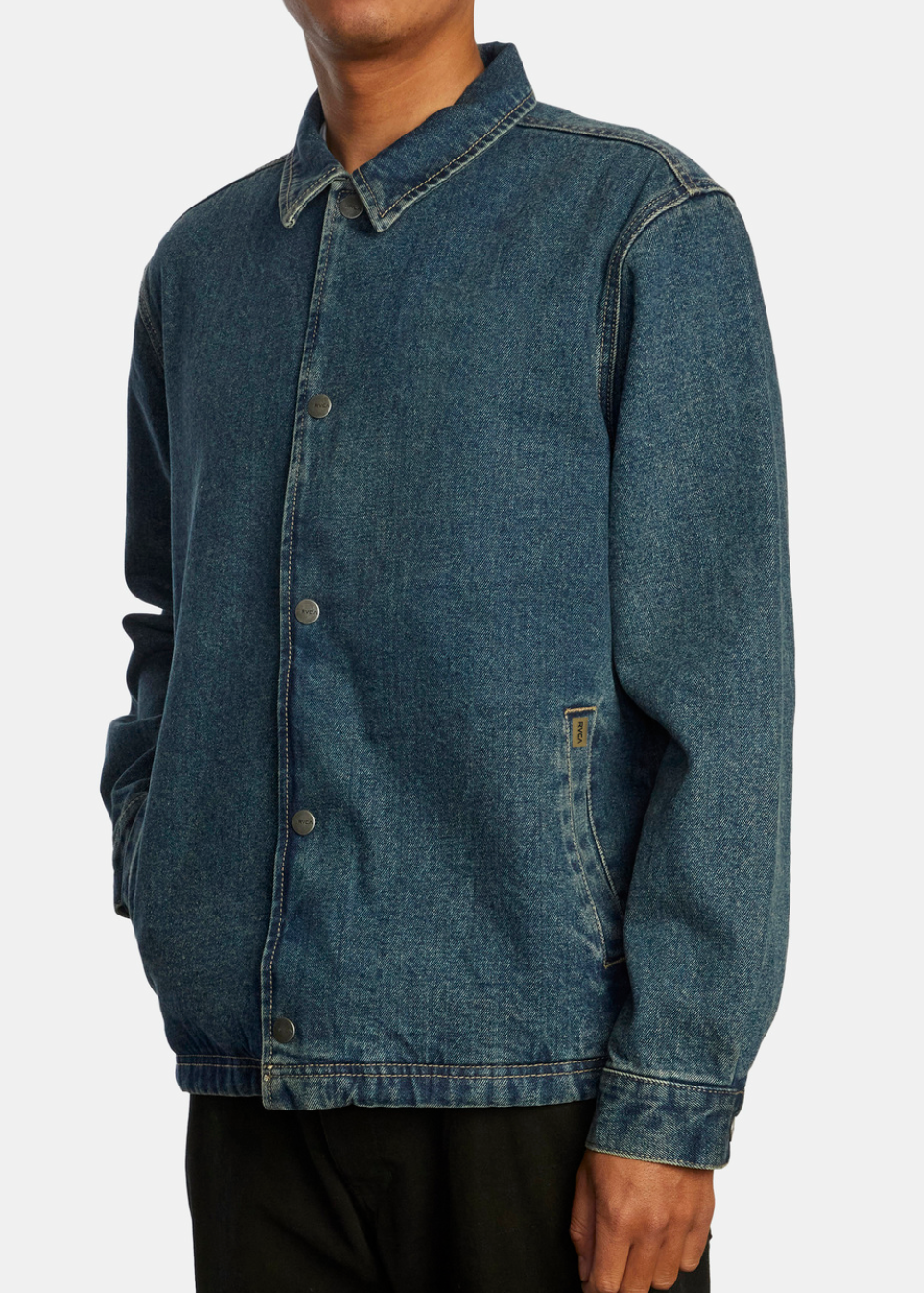 Everett Denim Coaches Jacket