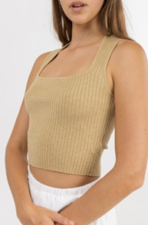 Andie Knit Top-Hemp