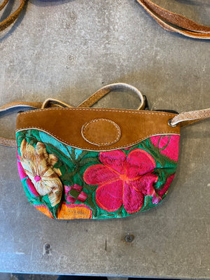 Floral Cross Body Bitty Bag