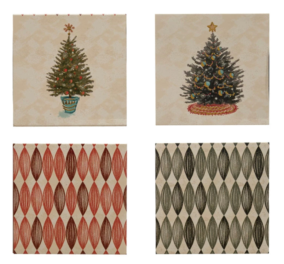 Matchbox with Christmas Treees