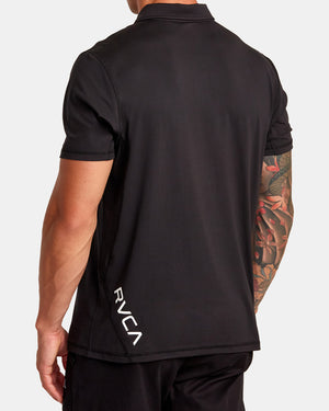 RVCA Sport Vent Polo - Black