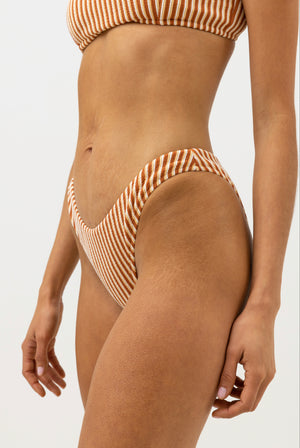 Rhythm Sunbather Stripe Bikini Bottoms