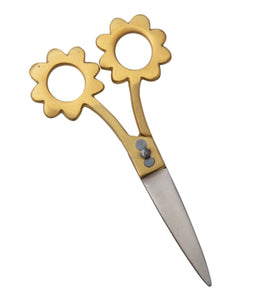 Scissors with Flower Shaped Handles