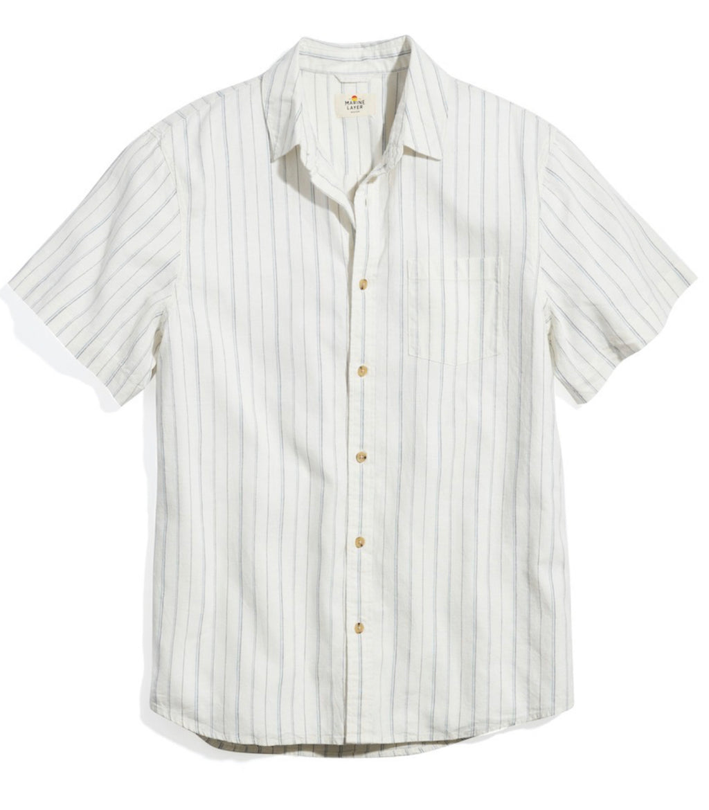 Marine Layer SS Hemp Tencel Shirt