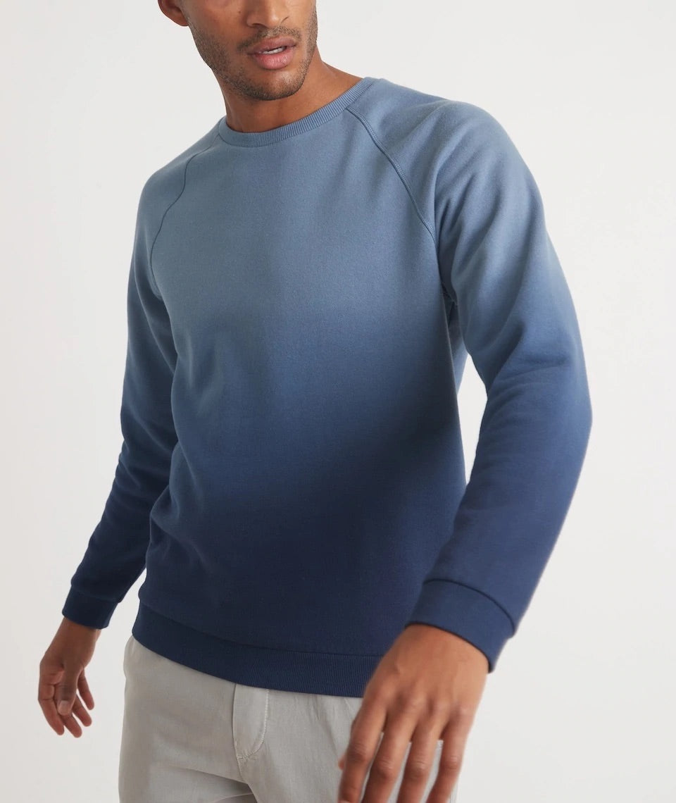 Marine Layer Dip Dye Raglan Sweathshirt