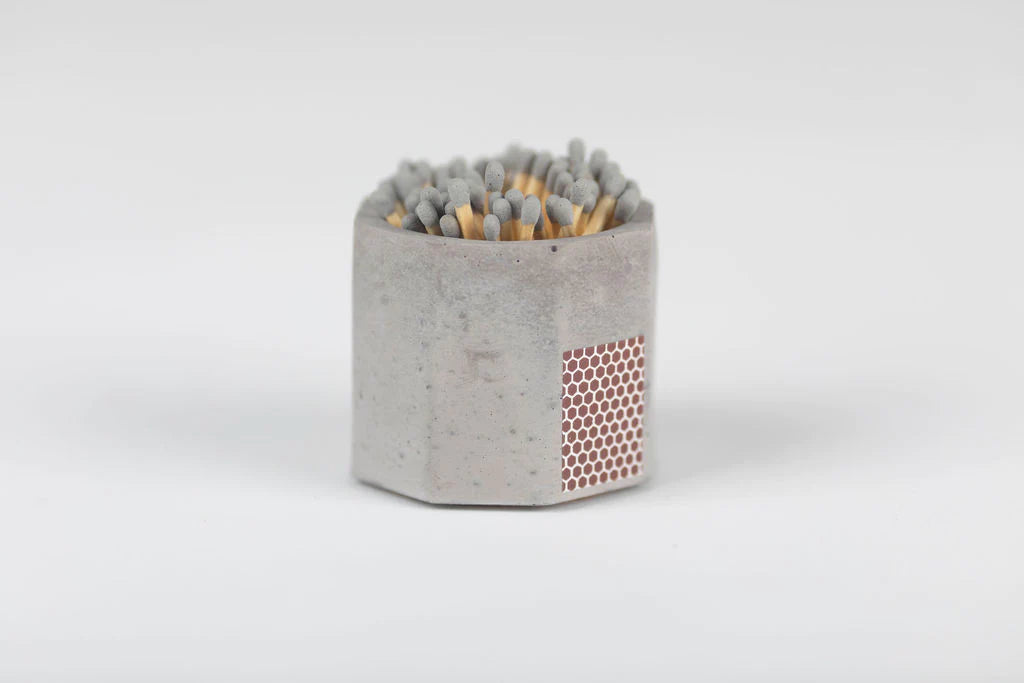 Grey Match Holder with Grey Matches