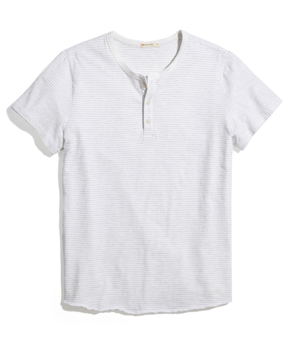 Marine Layer SS Cotton Slub Henley