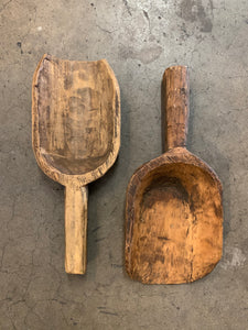 Large Wooden Scoops