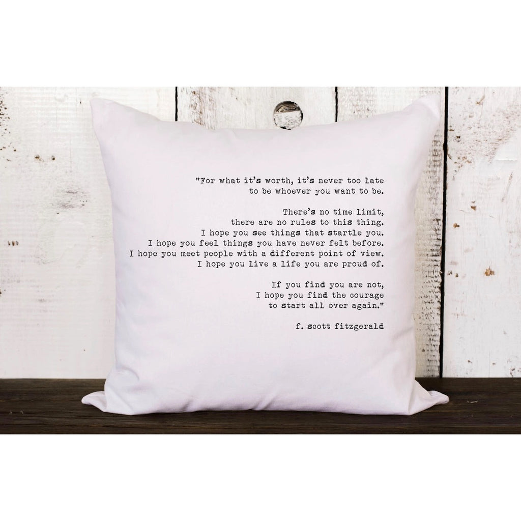 Aspen Lane Quote Pillow