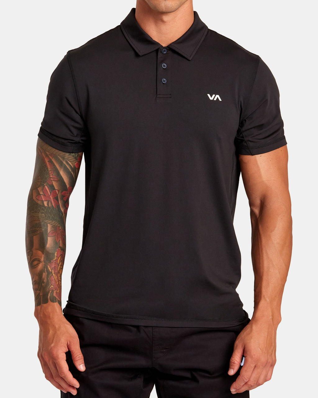 RVCA Sport Vent Polo - Black