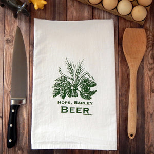 Green Bee Tea Towels