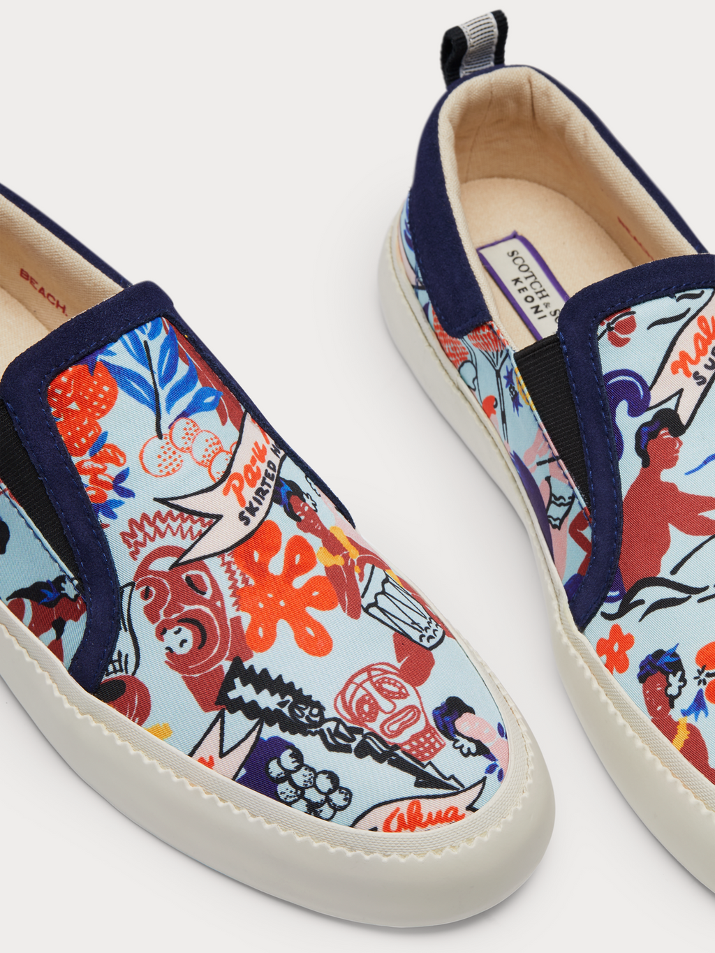 Menton Printed Slip-On - Keoni Collection