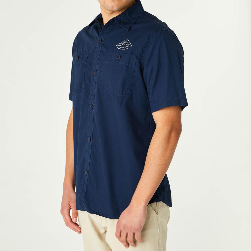 Service Poplin Shirt - Navy